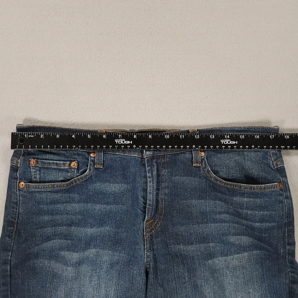 Vintage Lucky Brand Jeans Mens 32x30 Blue Dungarees Classic Fit Y2K - Picture 7 of 14